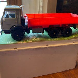 Russian scaled metal model KAMAZ truck 1991